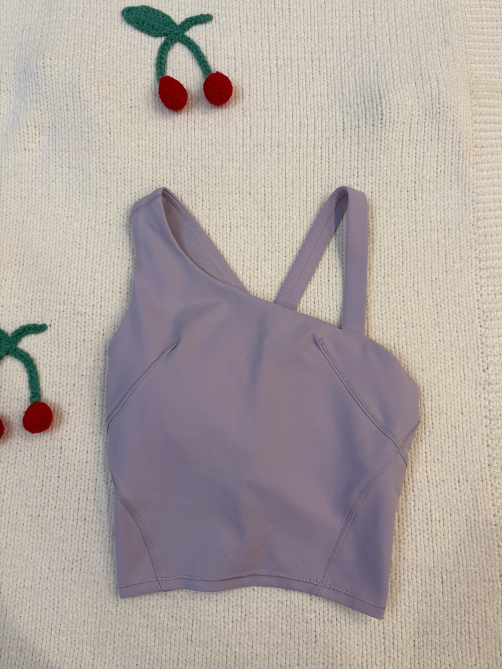 Lululemon Lilac Everlux Asymmetrical Tennis Tank Top 🫧